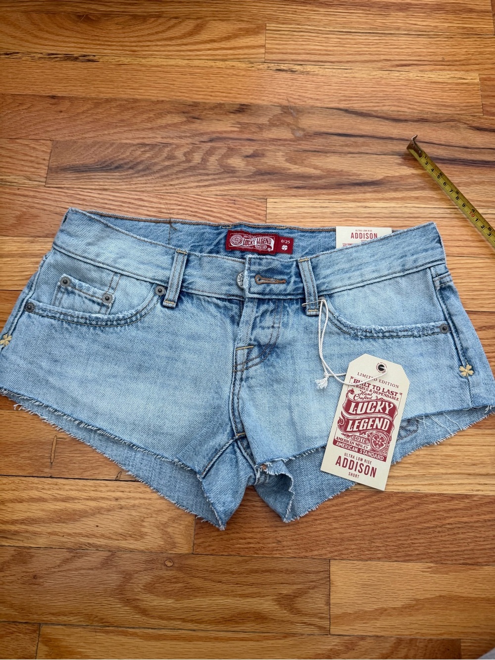 Lucky Brand Addison Rae Ultra Low Rise Short NWT